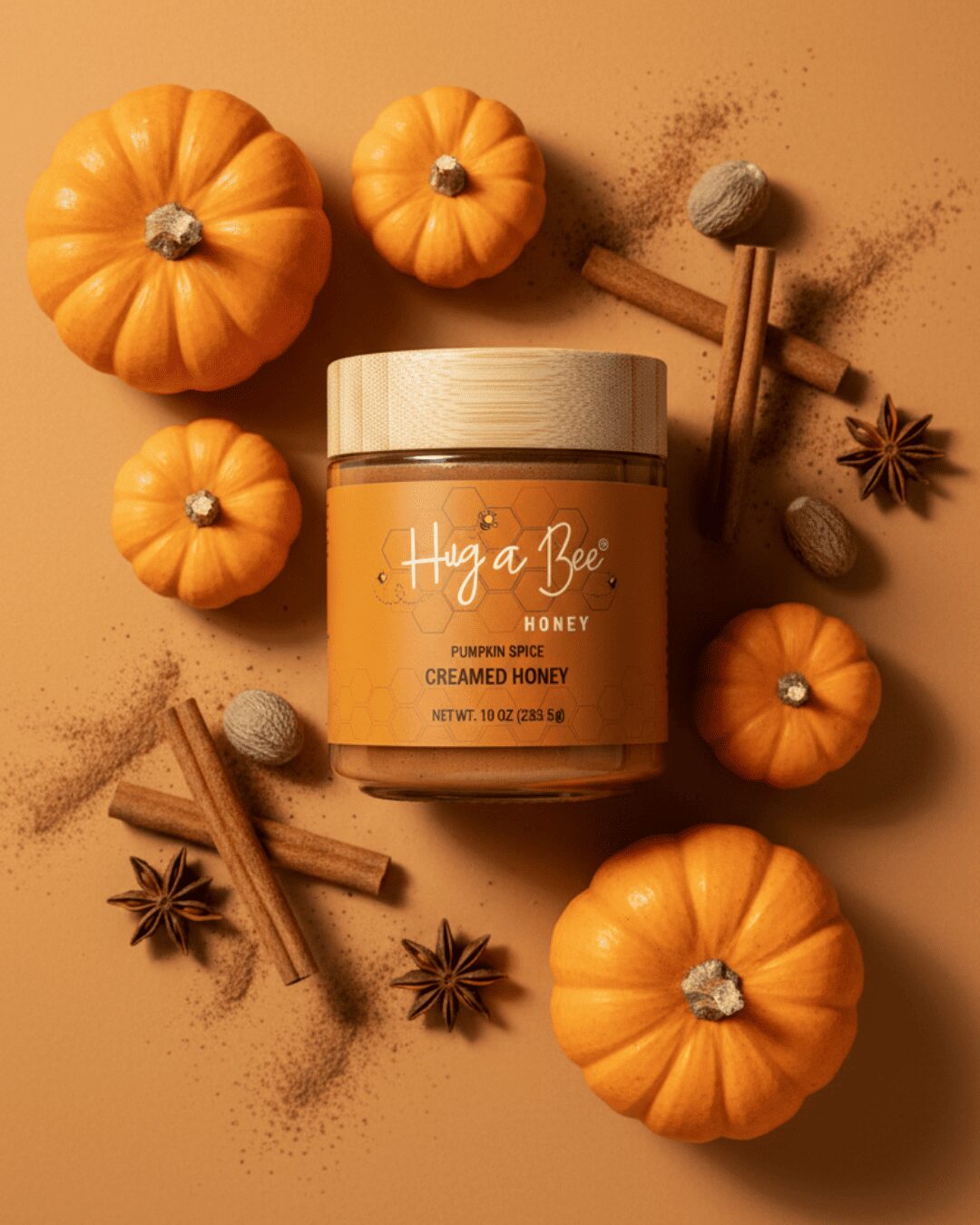 Pumpkin Spiced Creamed Honey / 10oz