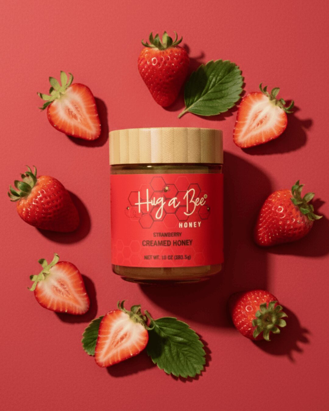 Strawberry Creamed Honey / 10oz