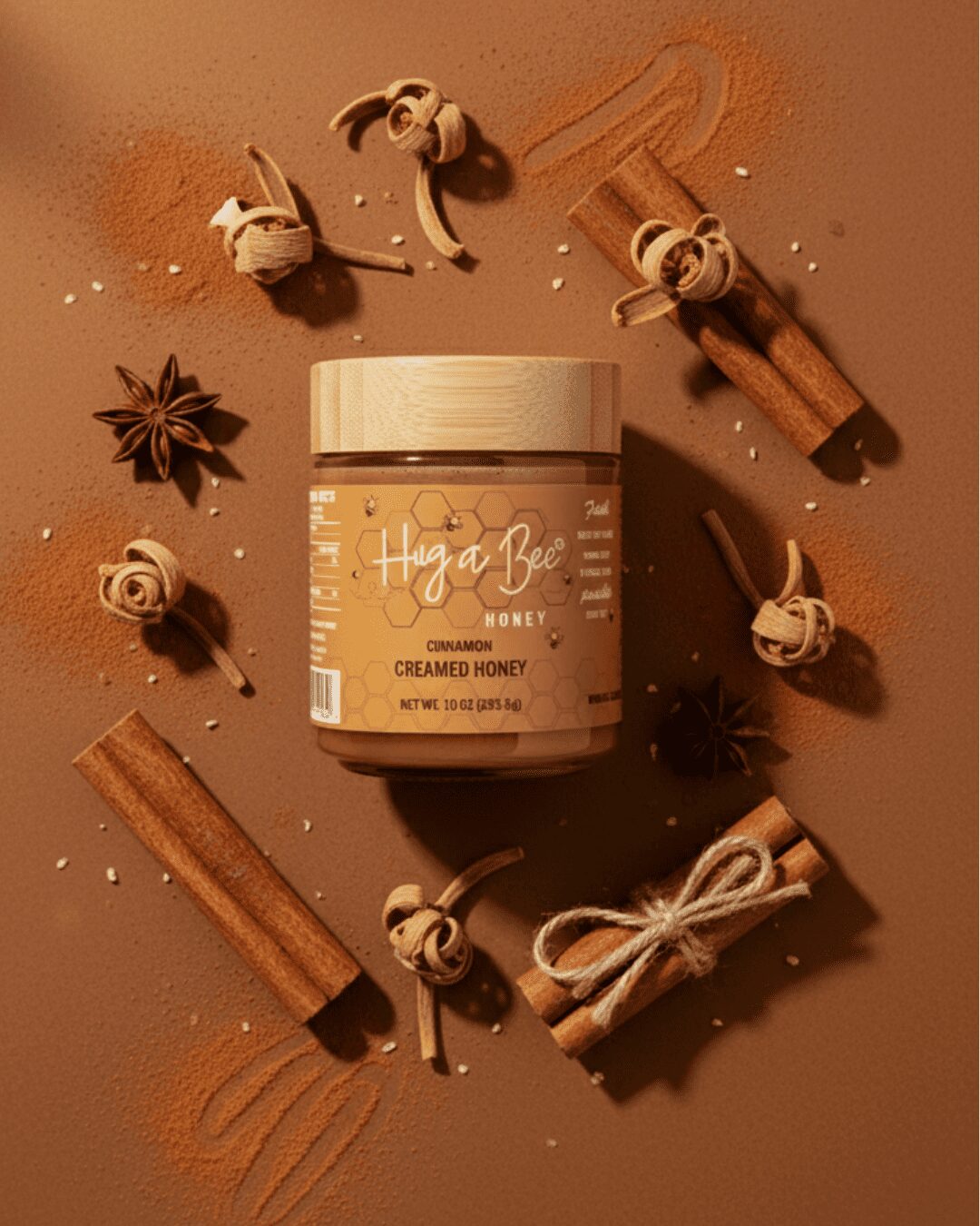 Cinnamon Creamed Honey / 10oz